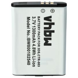 Vhbw 2x Batteries compatible avec Nintendo Wii Remote Plus manette de jeu  Gamepad (400mAh, 2,4V, NiMH)
