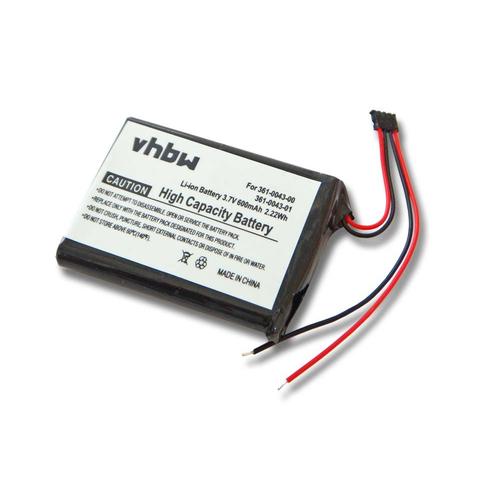 vhbw Batterie compatible avec Garmin Edge 500, 010-01626-02, 205, Explore 820, 200, 520 GPS, appareil de navigation (600mAh, 3,7V, Li-ion)