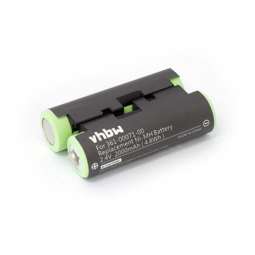 vhbw batterie compatible avec Garmin GPSMap 64 système de navigation GPS (2000mAh, 2,4V, NiMH)