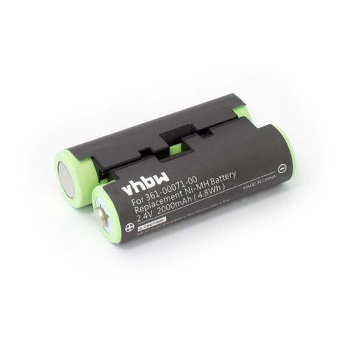 vhbw batterie compatible avec Garmin GPSMap 64, 64s, 64st système de navigation GPS (2000mAh, 2,4V, NiMH)