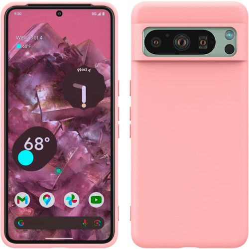 Coque Silicone Rose Pour Google Pixel 8 Pro Little Boutik©