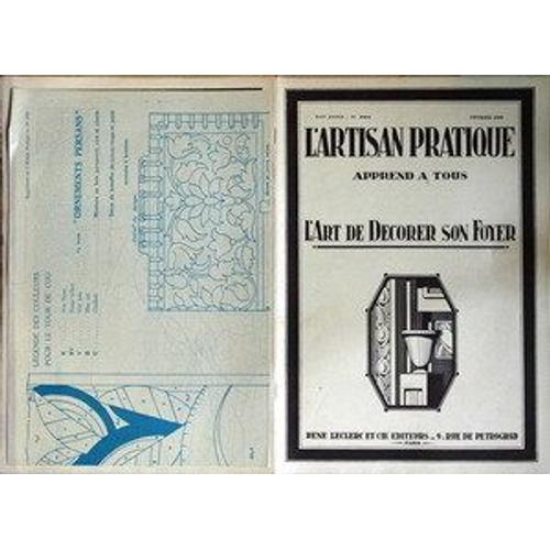 Artisan Pratique (L') N° 284 Du 01/02/1933