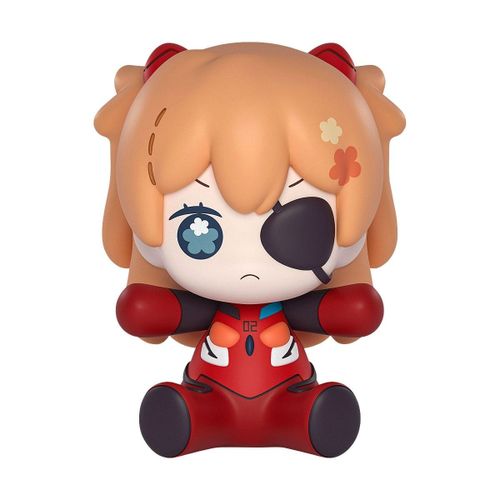 Neon Genesis : Rebuild of Evangelion - Figurine Chibi Huggy Good Smile Asuka Shikinami Langley: Eye Patch Ver. 7 cm