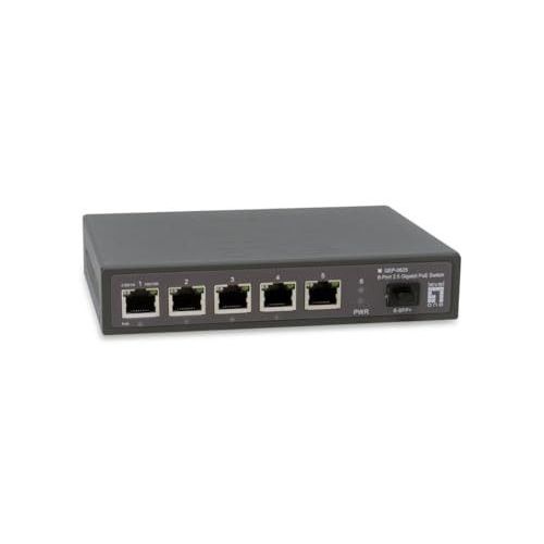 LevelOne GEP-0625 Switch di Rete 6 Porte 2.5GbE PoE+ Gigabit Ethernet