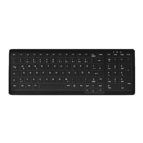 Active Key AK-C7000F Tastiera Wireless Full-size per Ufficio Nero