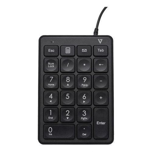 V7 - Pavé numérique - USB - noir