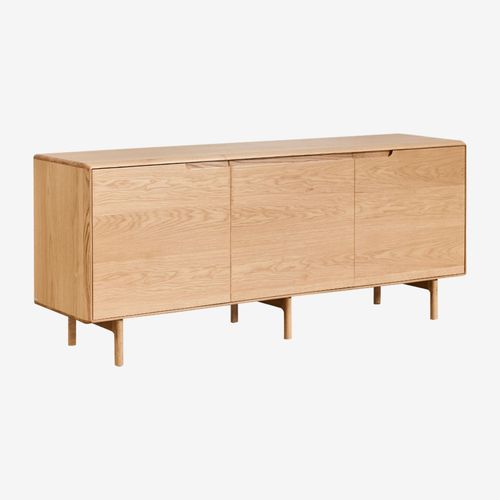 Buffet En Bois De Chêne Treveris Marron Chêne