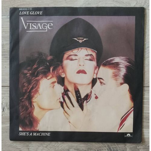 Visage - Love Glove / She's A Machine - Vinyle 45 Trs. Germany 1984, Synth-Pop.