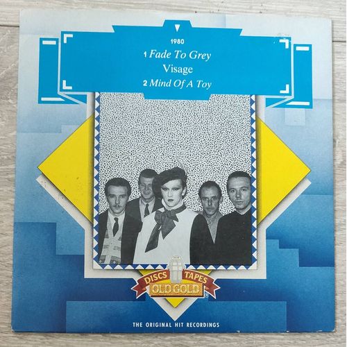 Visage - Fade To Grey / Mind Of A Toy - Vinyle 45 Trs. Reissue Uk 1986 Synth - Pop.