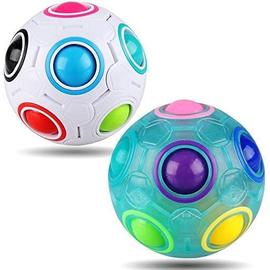 Balles Anti-Stress Colorées Fidget Balls, 4PCS Boule pour Enfant