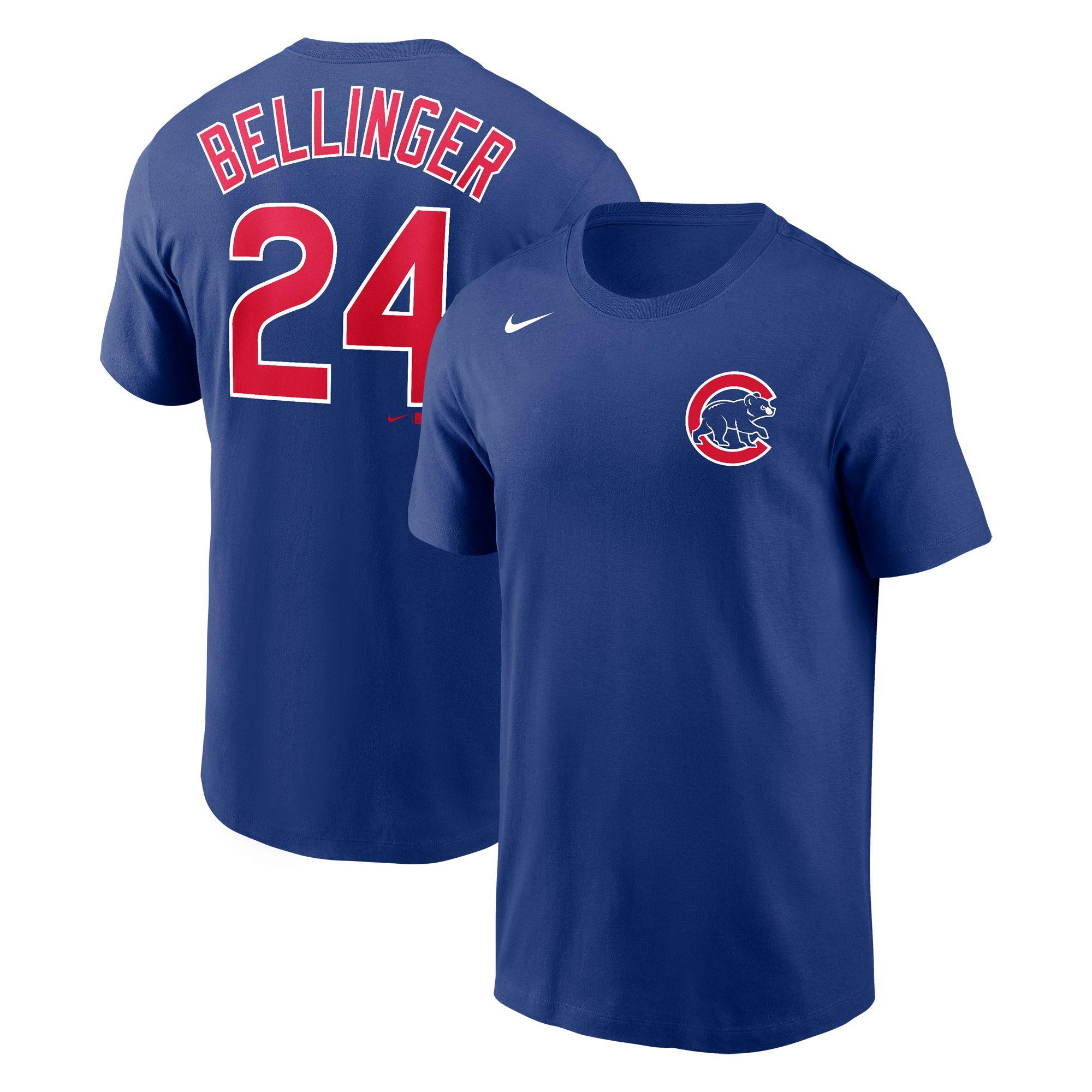 Men's Nike Cody Bellinger Royal Chicago Cubs Name & Number T-Shirt