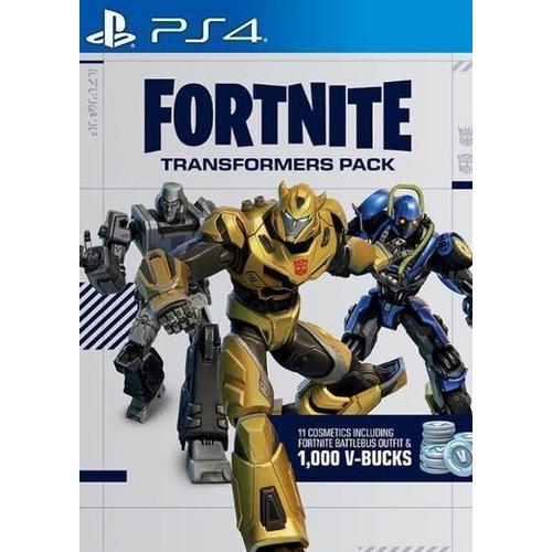 Fortnite  Transformers Pack  1000 Vbucks Ps4 Psn