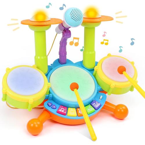 Jouet De Batterie Pour Tout-Petits - Instruments De Musique Pour Tout-Petits - Batterie Pour Enfants