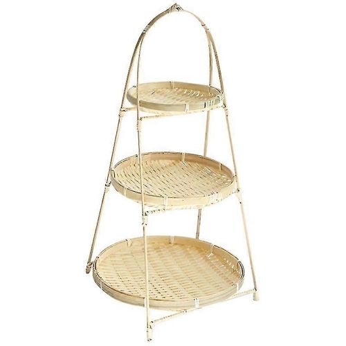 Paniers Tier Rack Fruit Pain Stockage Des Aliments Cuisine Décorer Assiette Ronde Support Conteneur Stockage Rac