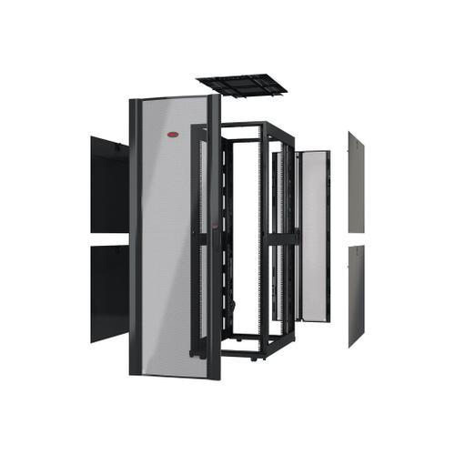 APC NetShelter SX Enclosure - Rack armoire - sans côtés - noir - 42U - 19