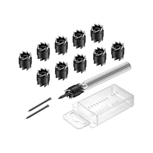 13 Pcs Ensemble De Coupeur De Soudure Par Points, 3/8 HSS Spot Weld Cutter Remover Drill Bits Hole Cutter Remover pour Powe