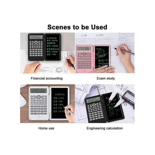 Calculatrices scientifiques, 12 chiffres LCD Affichage Poche Bureau Bureau Calculatrice De Bureau Réunion Scolaire et St