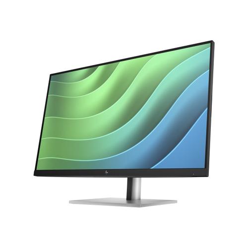 HP E27 G5 - E-Series - écran LED - 27" - 1920 x 1080 Full HD (1080p) @ 75 Hz - IPS - 300 cd/m² - 1000:1 - 5 ms - HDMI, DisplayPort, USB - noir, noir et argent (support)