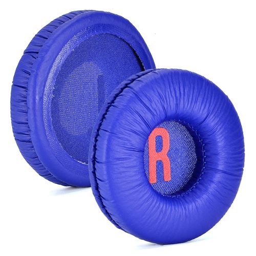 Coussinets de rechange en cuir protéiné pour enfants JBL JR300 JR300BT JR310BT(Bleu)