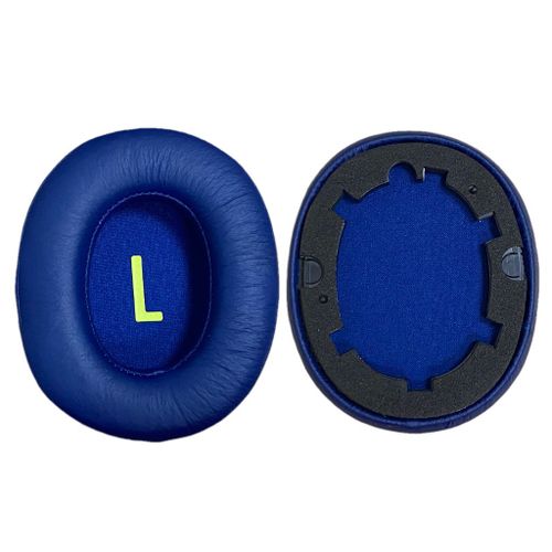 Coussinets d’Oreille pour JBL JR460NC enfants Casque,Cuir Protéiné Plus Doux,Mousse D’Isolation Acoustique(Bleu)