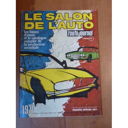 Auto Journal Salon De L'auto 1971 -