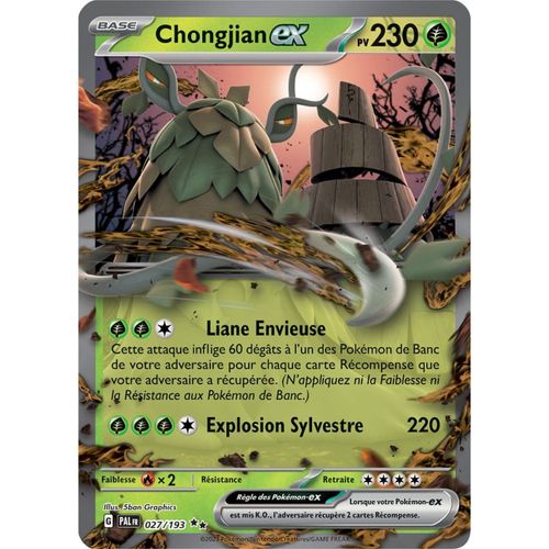 Chongjian Ex- Ev2: Évolutions À Paldea - 027/193 - Carte Pokémon En Français