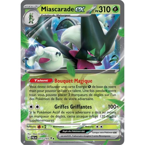 Miascarade Ex - Ev2: Évolutions À Paldea - 015/193 - Carte Pokémon En Français