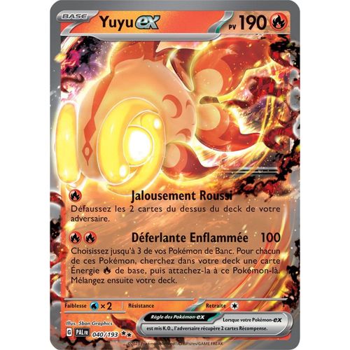 Yuyu Ex - Ev2: Évolutions À Paldea - 040/193 - Carte Pokémon En Français