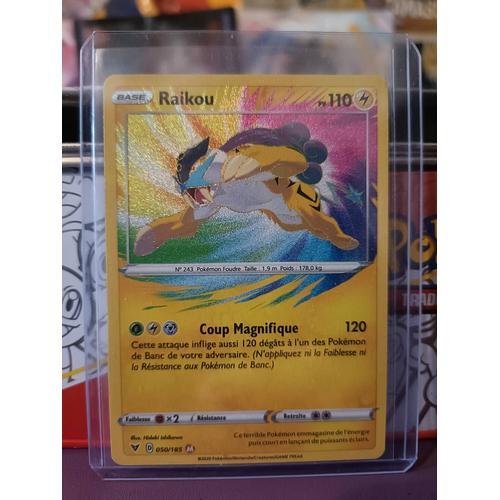 Carte Pokémon Raikou 050/185 Super Rare Fr Near Mint