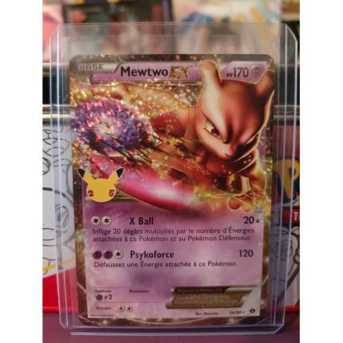 Carte Pokémon Mewtwo Ex 54/99 Célébration 25 Ans Super Rare Fr Near Mint