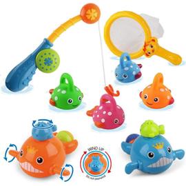 Jouets de bain pour bébé Blue Dream : jouets de baleine pour