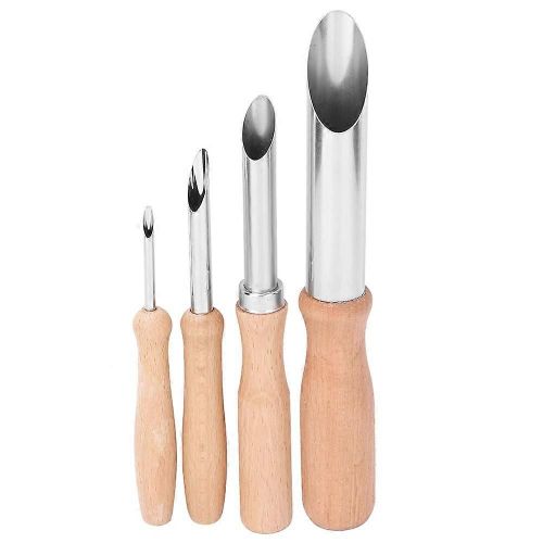 4 pcs Poterie Argile Outils Trou Rond Boue Cutter Poterie Céramique Perçage Sculpture Outil Ensemble