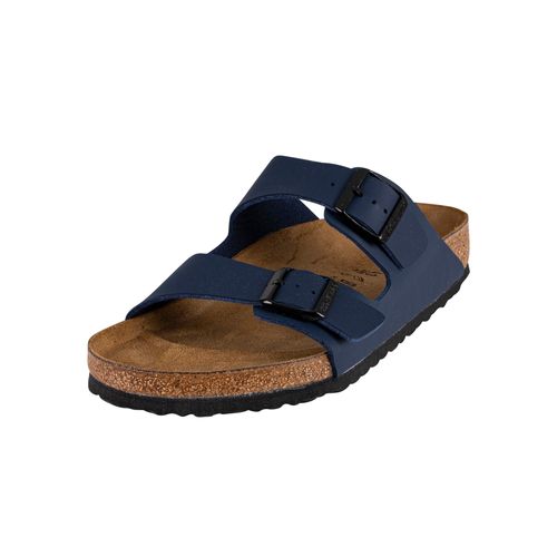 Birkenstock Sandales En Nubuck Arizona Birkosflor Bleu