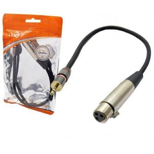 Trade Shop - Câble Adaptateur Audio Jack 3,5 Mm Mâle Vers Xlr Femelle Pour Microphone Kl-9242