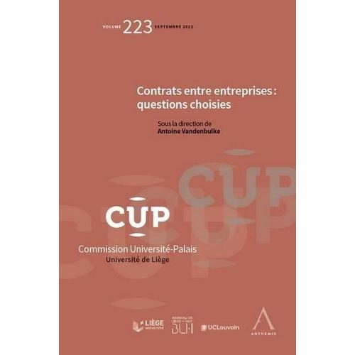 Contrats Entre Entreprises : Questions Choisies