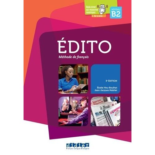 Edito Niv.B2 (Éd. 2015) - Livre