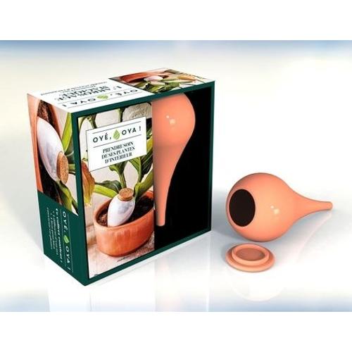 Coffret Oyé Oya - Prendre Soin De Ses Plantes D'interieur - Avec 1 Diffuseur D'eau Oya, 1 Livre Pour Bien Entretenir Vos Plantes