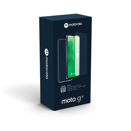 Smartphone Moto G13 Noir - Pack Coque/Verre trempé MOTOROLA