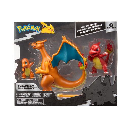 Coffret Evolution - Salamèche & Reptincel & Dracaufeu Pokemon