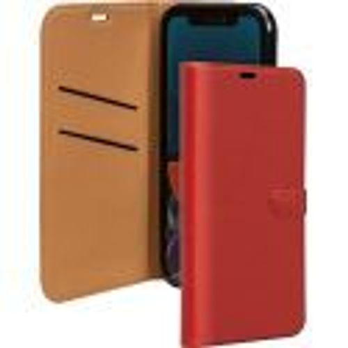 Folio Iphone 12 Pro Max Wallet Avec Languette Rouge Bigben