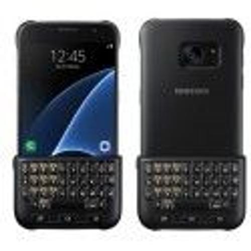 Coque Samsung Galaxy S7 Edge Keyboard Cover Noir