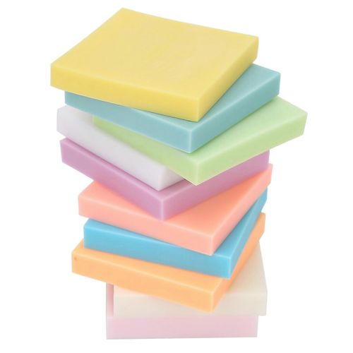 10 Pcs Couleur Caoutchouc Brique Gravure Dédié Doux Timbre Bloc Diy Sculpté Artisanat Accessoires