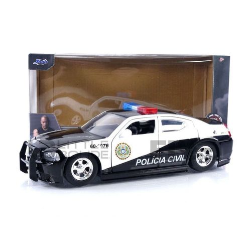 Jada Toys 1/24 - 33665bk - Dodge Charger Police - Fast And Furious - 2006-Jada Toys