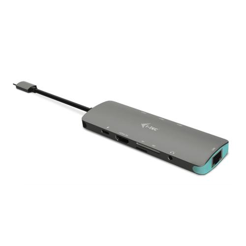 i-Tec USB-C Metal Nano Docking Station 4K HDMI LAN + Power Delivery - Station d'accueil - USB-C 3.1 - HDMI - 1GbE