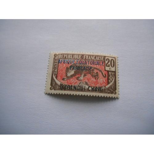 Timbre Colonie Francaise, Oubangui-Chari-Tchad, Moyen Congo Yt 31 Neuf* 1922