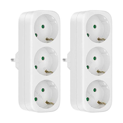 Multi prise sans câble, adaptateur de prise 250V/16A, prises portab...