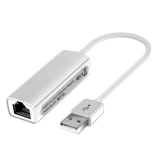 Usb2.0 20cm Ax88772c Ethernet Lan Câble adaptateur pour Win95 Osr2/98