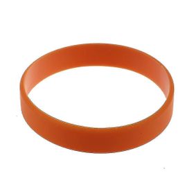 Bracelet En Caoutchouc De Silicone Bracelet Orange