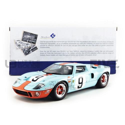 Solido 1/18 1803001 Ford Gt40 Mk1 - Winner Le Mans 1968 Diecast Modelcar-Solido