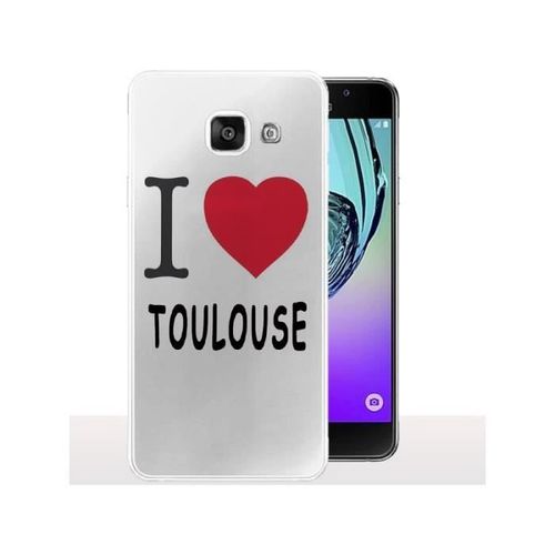 Coque Galaxy A3 2016 Love Toulouse - Collection Villes De France